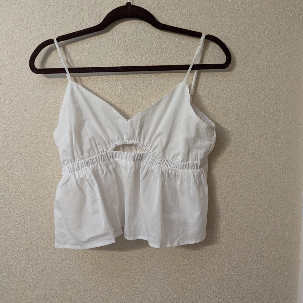 Boutique White Crop Top